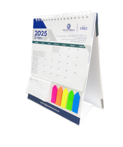 Calendario con tacos y banderitas - vertical